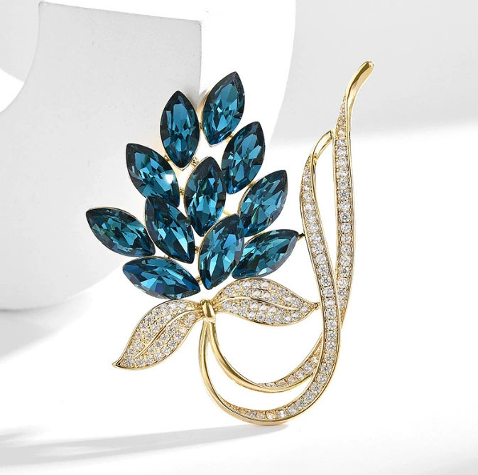 Women Accessories Bouquet - Broches Bouquet de Strass Tendance pour
