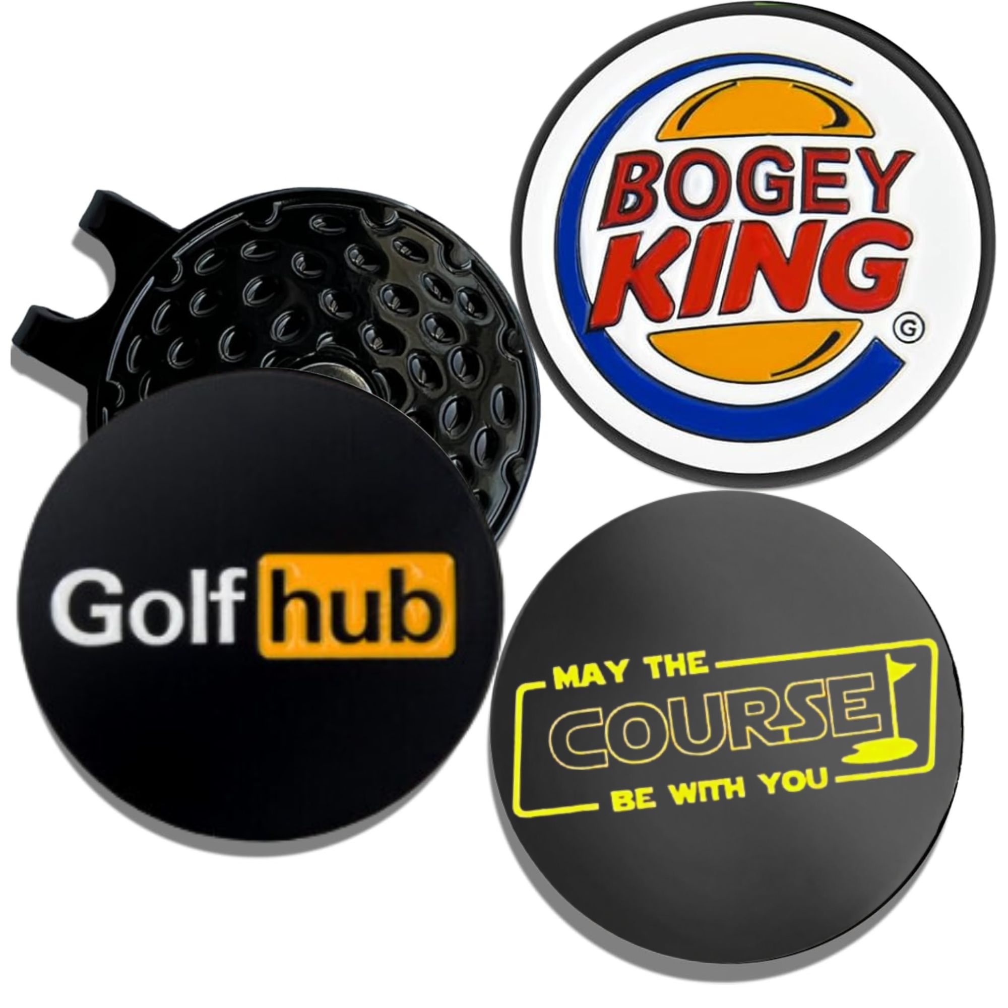 Women'S Golf Accessories - 3 marqueurs de balle de golf