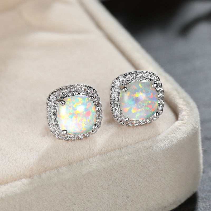 Clous d'oreille carrés à quatr - Women'S Accessories Australia avis et prix