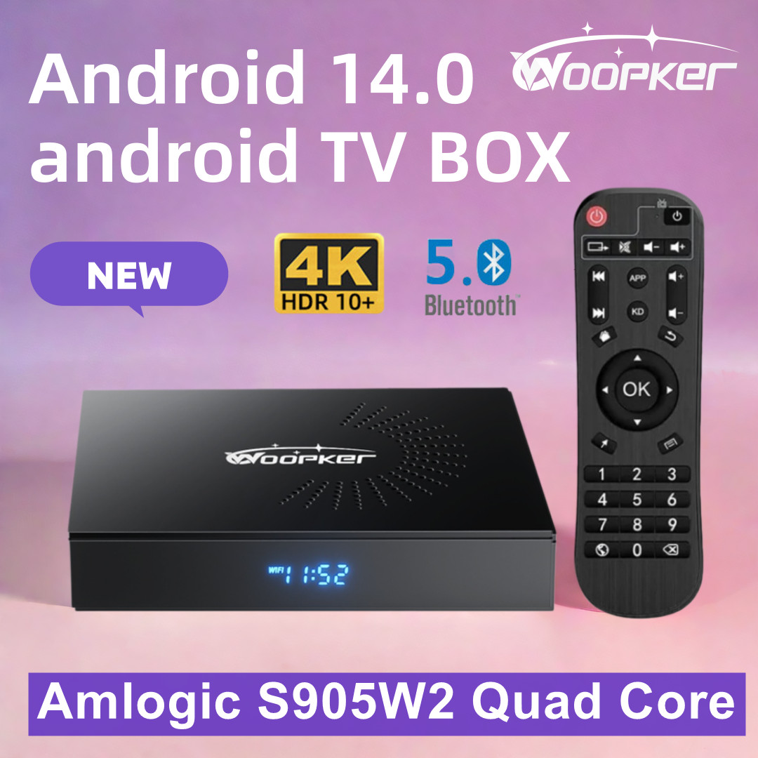 Woopker KW2 Android 14 TV Box  - Women Accessories Pandora avis et prix