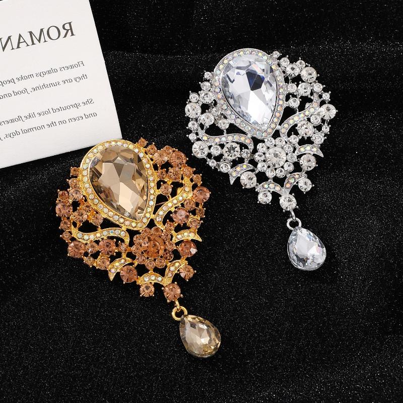 1 pièce Broche pendante en for - Women Accessories Bouquet avis et prix