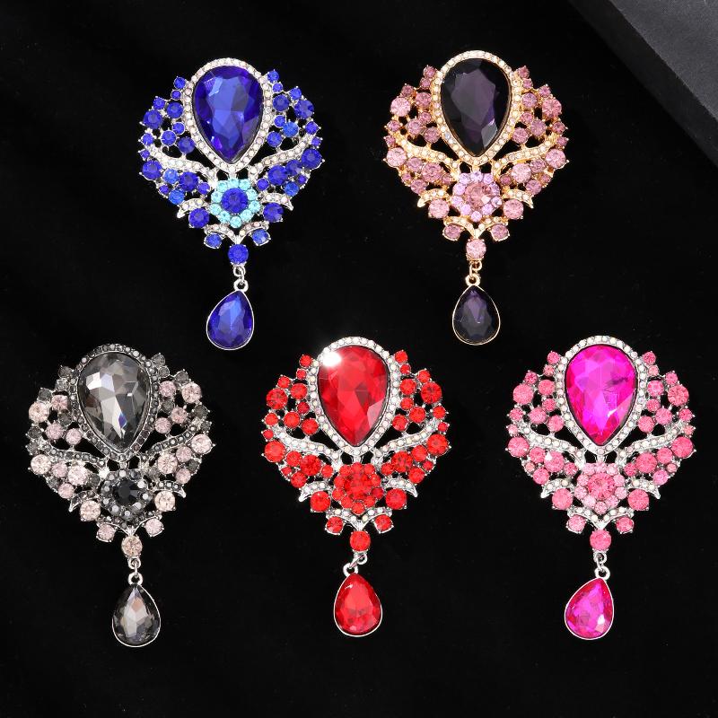 1 pièce Broche pendante en for - Women Accessories Bouquet avis et prix