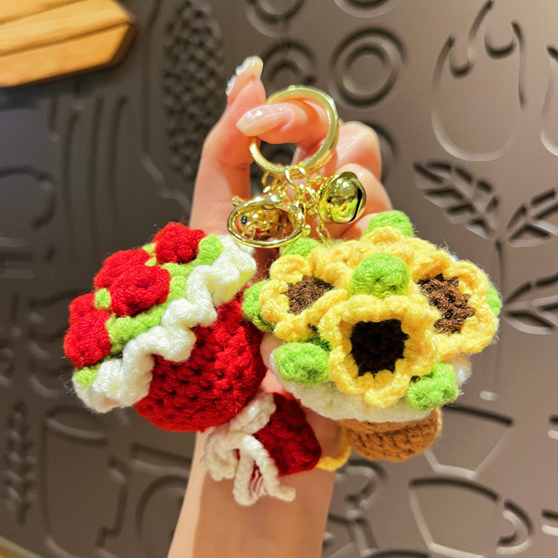 Porte-clés en alliage de zinc  - Women Accessories Bouquet avis et prix