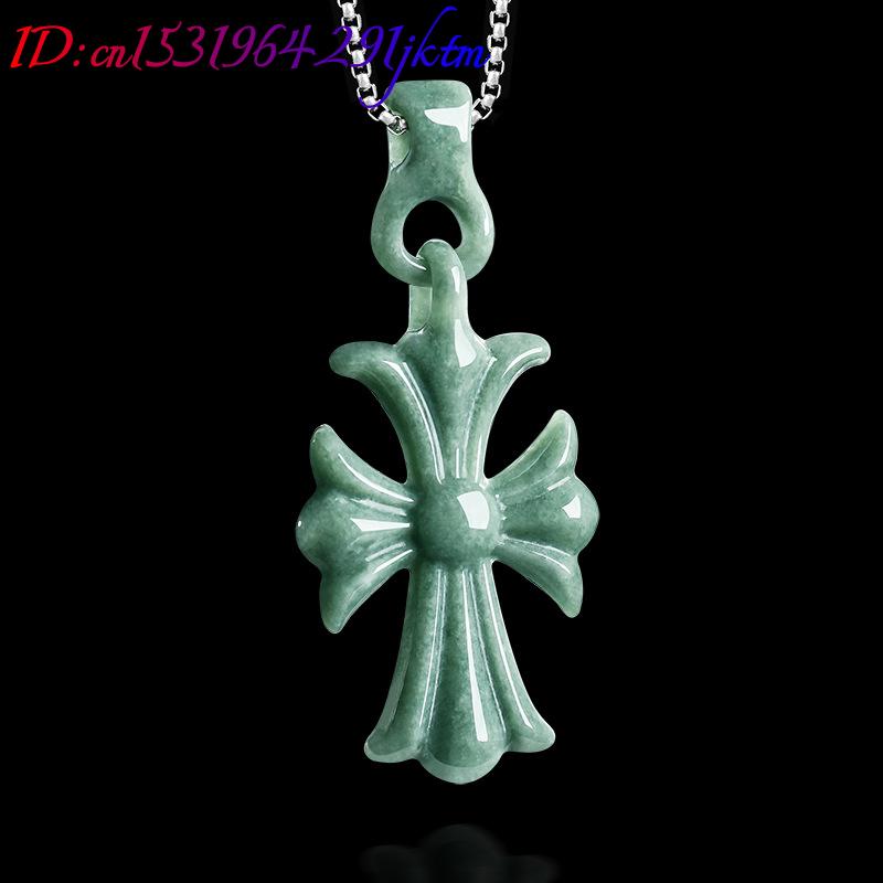 Collier pendentif croix en jad - Women Accessories Gift avis et prix