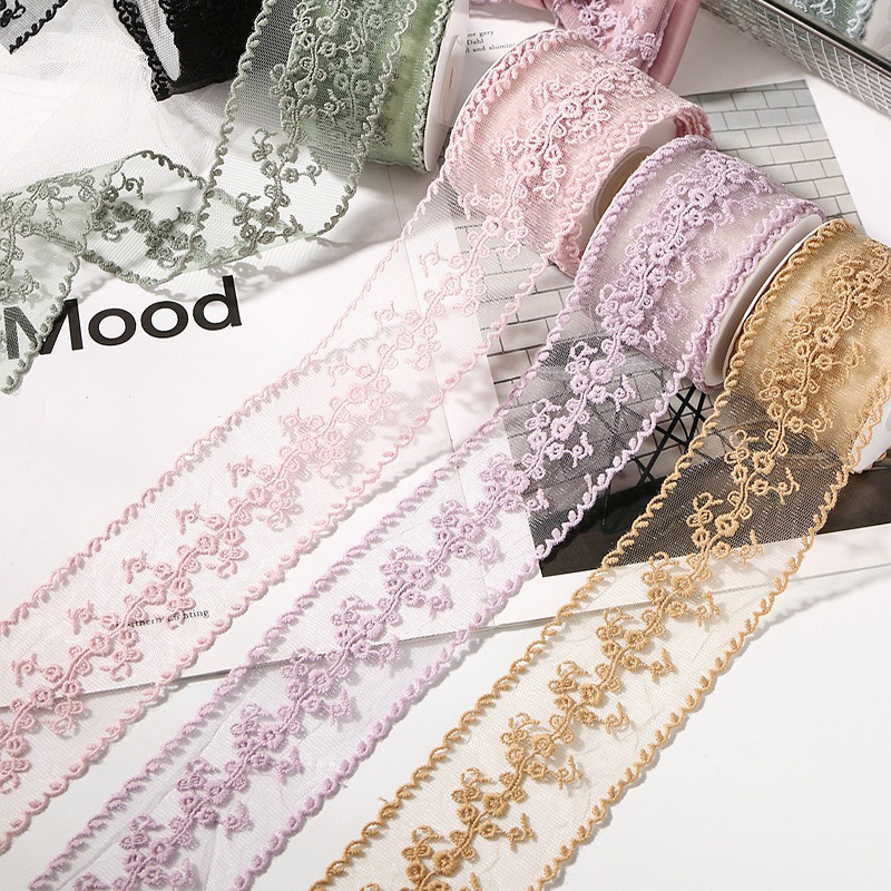 Ruban en dentelle brodée flora - Women Accessories Bouquet avis et prix