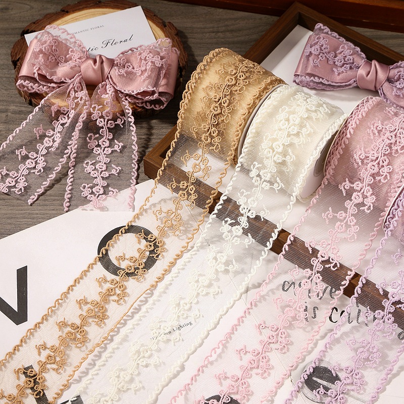 Ruban en dentelle brodée flora - Women Accessories Bouquet avis et prix