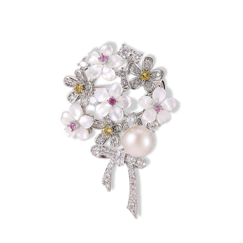 Broche Fleur Coquillage pour F - Women Accessories Bouquet avis et prix