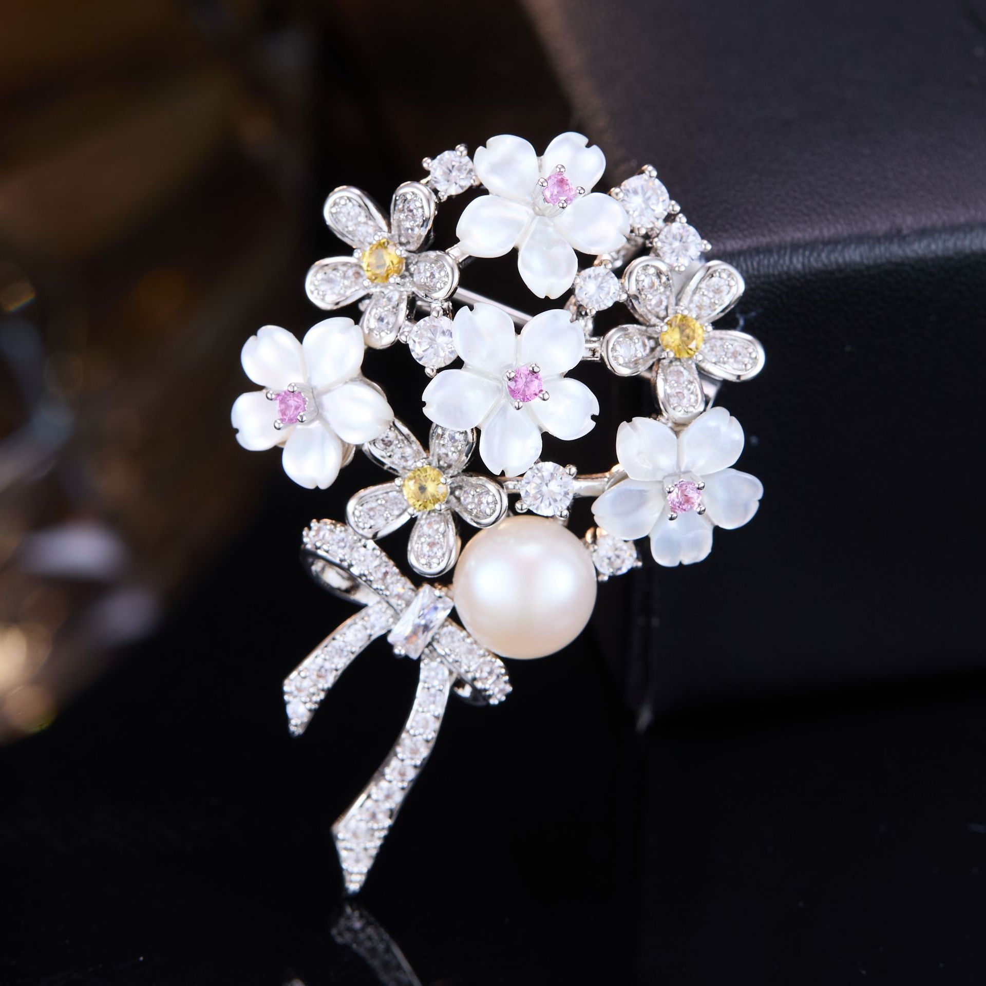 Broche Fleur Coquillage pour F - Women Accessories Bouquet avis et prix