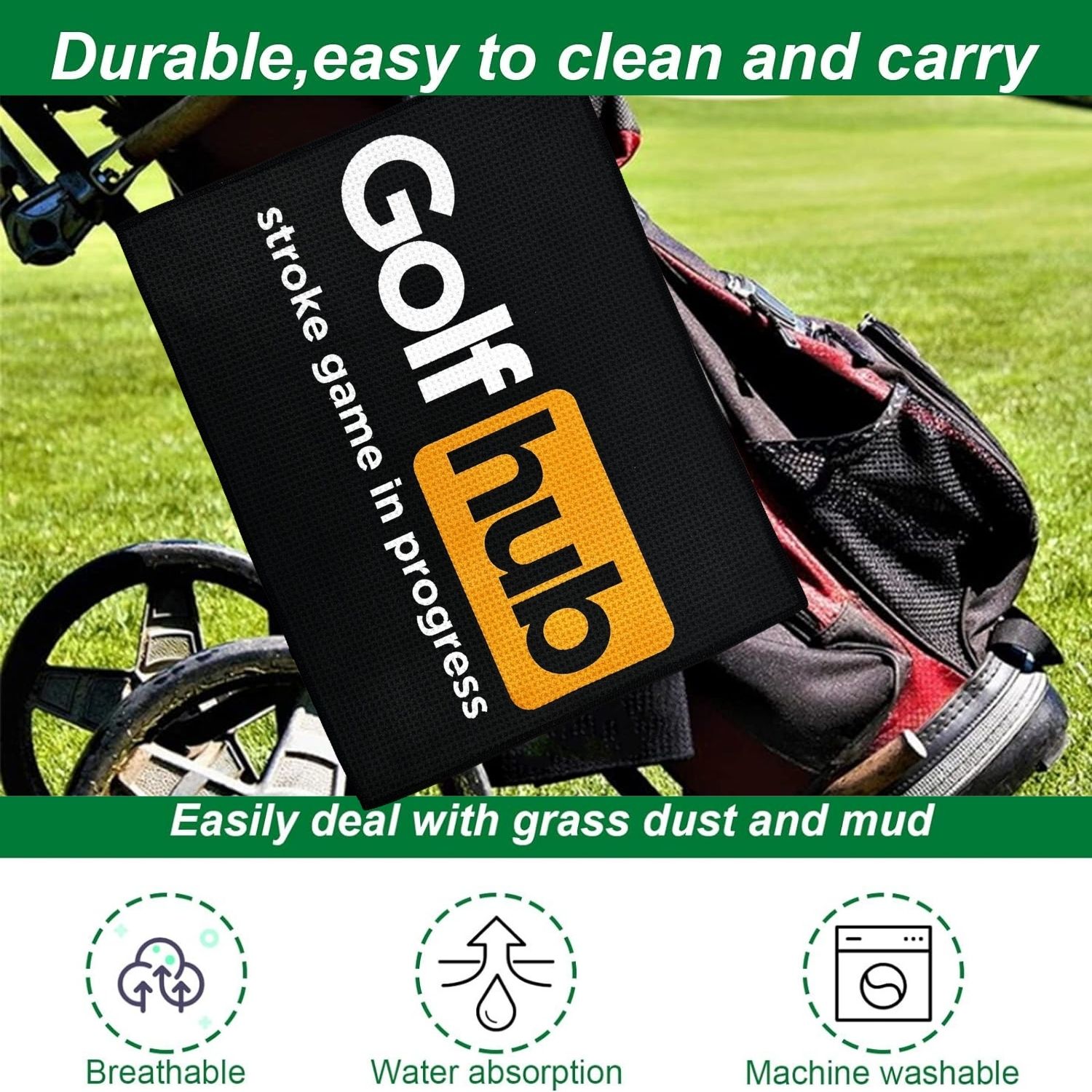 Serviette de golf drôle en mic - Women'S Golf Accessories avis et prix