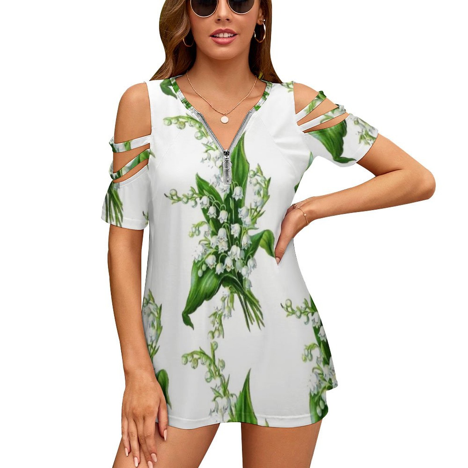 T-shirt imprimé bouquet de mug - Women Accessories Bouquet avis et prix