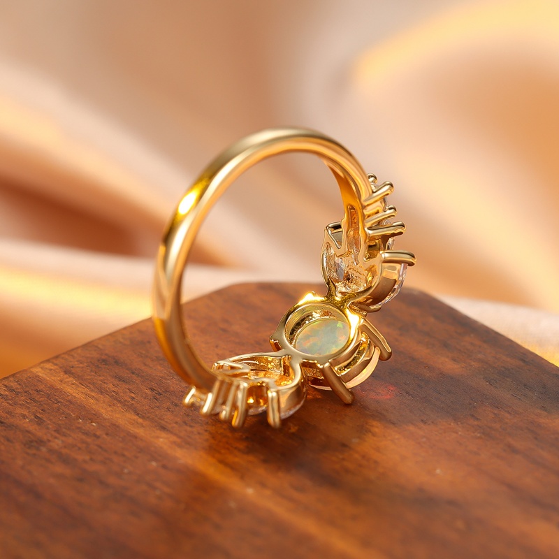 Bague en zircon œil de cheval  - Women'S Accessories Australia avis et prix