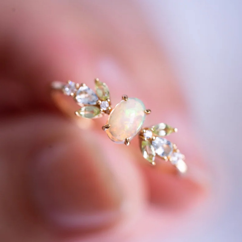 Bague en zircon œil de cheval  - Women'S Accessories Australia avis et prix